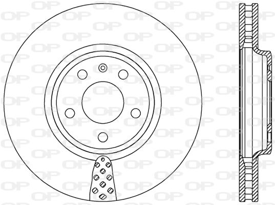 OPEN PARTS Jarrulevy BDR2412.20